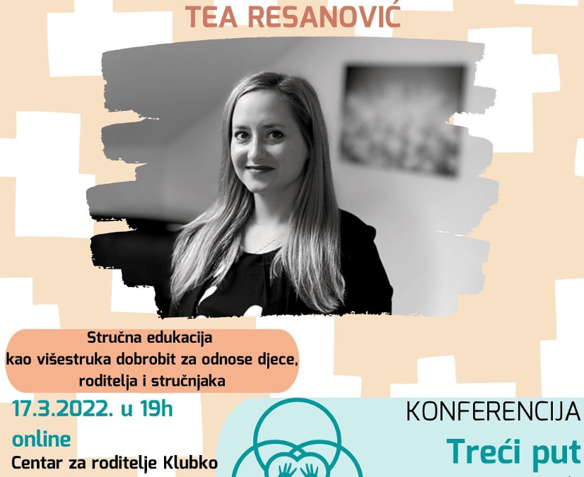 Izlaganje pedagoginje na Klubko konferenciji u ožujku 2022.