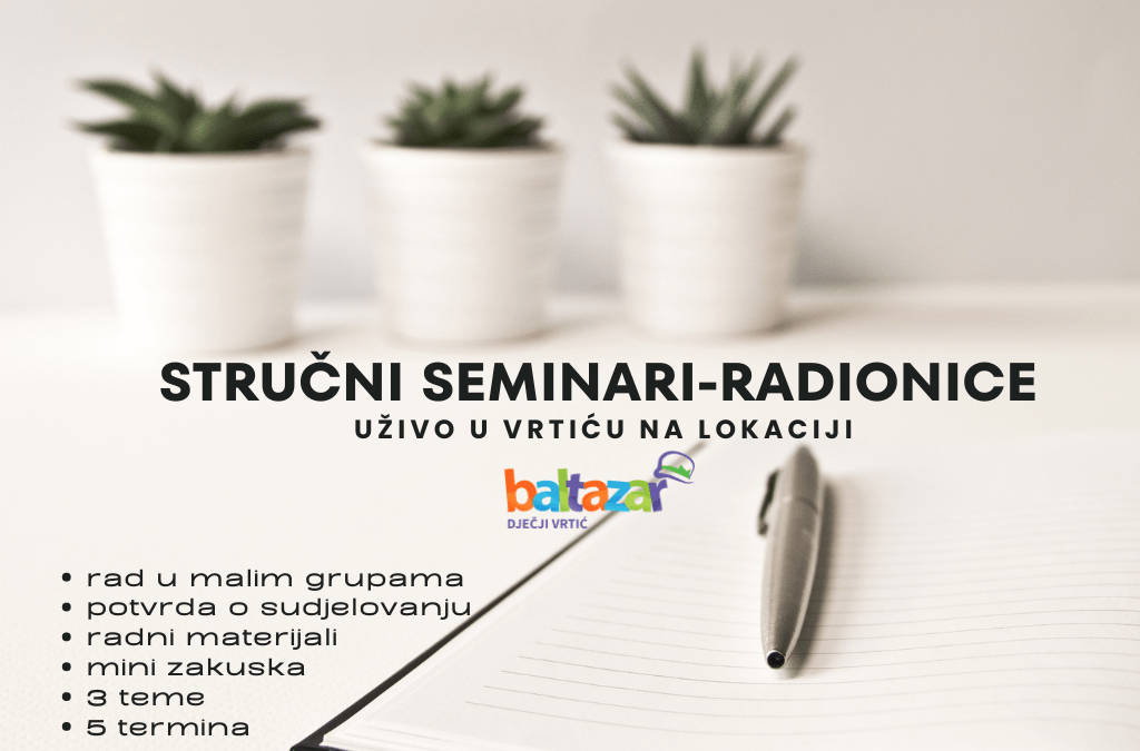 Edukacije za stručnjake uživo u DV Baltazar u suradnji s EduList edukacijama