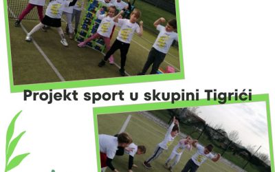 Projekt sport u skupini Tigrići