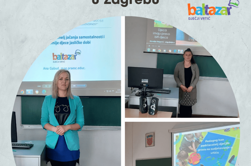 Izlaganje na stručnom skupu na Učiteljskom fakultetu u Zagrebu